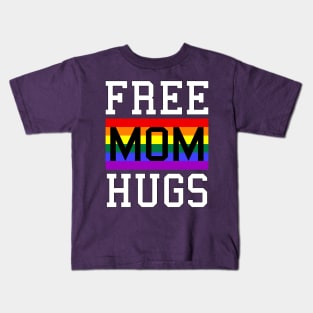 Free Mom Hugs Rainbow LGBT Pride Kids T-Shirt